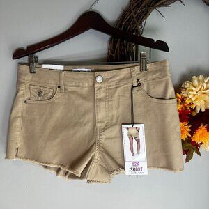 Vanilla Star Better Cotton Y2K Womens Denim Short 30W/11 Khaki Tan